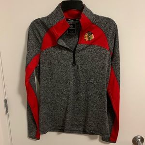 Chicago Blackhawks Fanatics Quarter-Zip Jacket